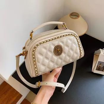 Популярная женская кожаная сумка Известные бренды Сумки-мессенджеры Модная сумка Diamond Маленькая сумка через плечо