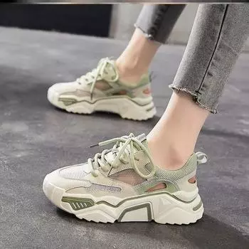 Популярная женская обувь, летние белые кроссовки Basket Femme, супер легкие вулканизированные женские сетчатые повседневные туфли 35