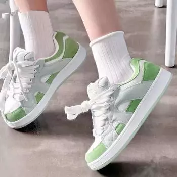 Популярная женская обувь осени 2025 года, новые шикарные универсальные дышащие повседневные туфли на толстой подошве 35 фиолетовый