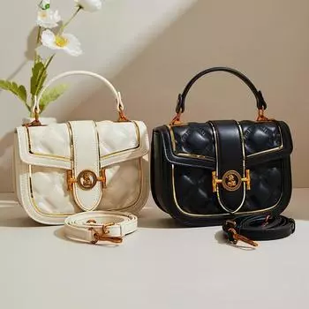 Популярная женская сумка 2024 года: новая высококачественная сумка, модная сумка через плечо с бриллиантами, маленькая квадратная сумка для поездок на работу