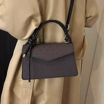 Популярная женская сумка-бантик для женщин в стиле ретро, сумка через плечо для женщин, высококачественная маленькая квадратная сумка на одно плечо для женщин