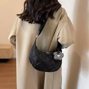 Популярная женская сумка, новый стиль, модная осенне-зимняя, большая вместительная сумка через плечо на одно плечо, повседневная