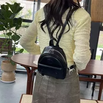 Популярная женская сумка осень-зима 2024 года, модный рюкзак, темперамент в стиле ретро, мини-сумка, маленький рюкзак