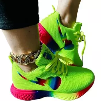 Популярная женская вулканизированная обувь, женские кроссовки на платформе, женская спортивная обувь, удобная легкая женская обувь, Zapatillas Mujer 36