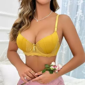 Популярное нижнее белье, разноцветный кружевной бюстгальтер с небольшой поддержкой груди, бюстгальтер под грудью 75B красный