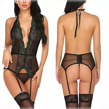 Популярное нижнее белье сексуальное женское шейный ремешок перспективное нижнее белье S