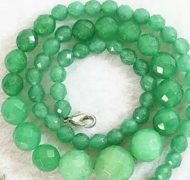 Популярное ожерелье из круглых бусин Galaxy Staras с солнечными камнями и золотым песком диаметром 6–14 мм, 18 дюймов