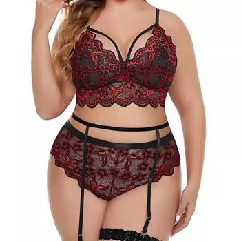 Популярное сексуальное нижнее белье сексуальное соблазнительное кружево S красный