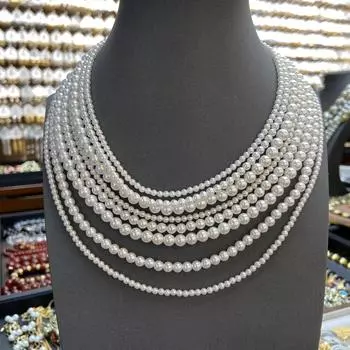 Популярное ювелирное изделие многослойное ожерелье легкое роскошное знаменитость темперамент жемчужное ожерелье универсальное колье-чокер ключичная цепочка