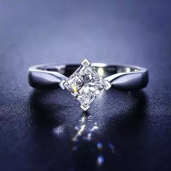 Популярное ювелирное кольцо с цирконом в Европе и США No.6