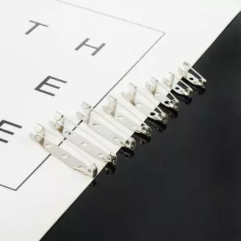 Популярное, высокое качество, 15/20/25/30/35 мм, 10 шт./лот, для изготовления ювелирных изделий, сделай сам, пустая базовая клипса, настройки, булавки, базовые булавки, брошь, ювелирные аксессуары Single Hole 15mm бронзовый