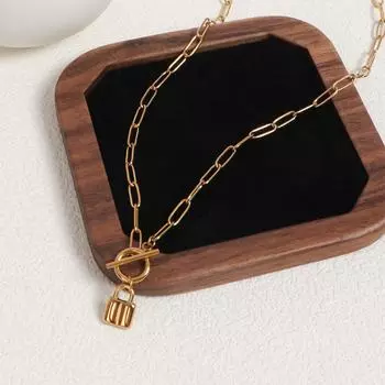 Популярное женское ожерелье с универсальной высококачественной цепочкой-ключицей с подвеской Love