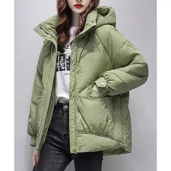 Популярное женское зимнее хлопковое пальто, утолщенное и теплое, короткий фасон, привлекательное и модное M