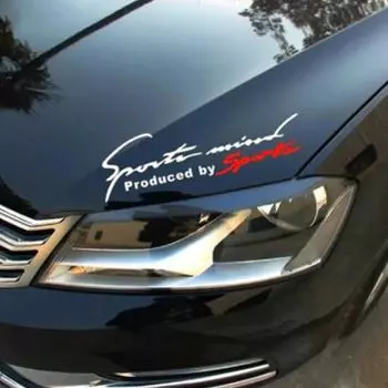 Популярные 1 шт. автомобильные светоотражающие TRD черные, красные гоночные автомобильные виниловые графические наклейки с надписью, индивидуальные авто наклейки 19 см x 7 см