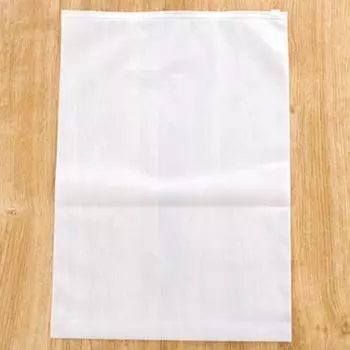 Популярные 1шт Одежда Офисные принадлежности Прозрачные полупрозрачные сумки для хранения для студентов Путешествия Упаковка Органайзер Набор 10 cm * 15 cm прозрачный белый