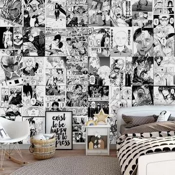 Популярные аниме 21x30 см 20/30/40 шт. наклейки на стену в стиле манга аниме обои плакат аниме наклейки украшение для подростковой комнаты 20pcs