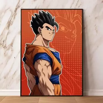 Популярные аниме-плакаты, подарочные украшения Dragon Ball Goku, современные картины для украшения дома, классические модели 21cm30cm NoFrame