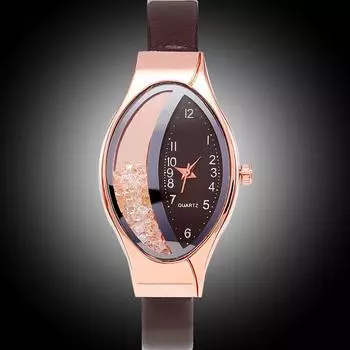 Популярные часы креативные кварцевые модные аксессуары наручные часы женские розовый