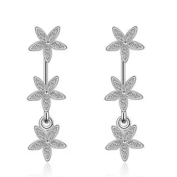 Популярные длинные серьги с подвеской в виде пентаграммы Серьги Серьги Женская мода Элегантные вечерние серьги Подарки для подруг Copper