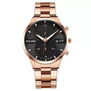 Популярные, хит продаж, календарь VIP, мужские часы, мужские часы, стальной ремень, кварцевые часы
