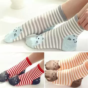 Популярные хлопковые короткие носки с милыми животными и котами для женщин и девочек розовый