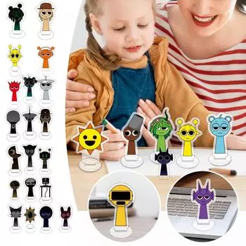 Популярные игровые персонажи Акрил 6 см Маленькая стоячая карточка One Size