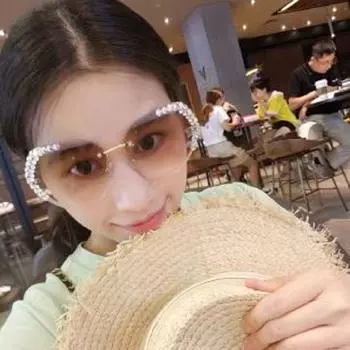 Популярные квадратные солнцезащитные очки женские с бриллиантами и защитой от УФ-излучения без оправы с кристаллами большие модные винтажные аксессуары