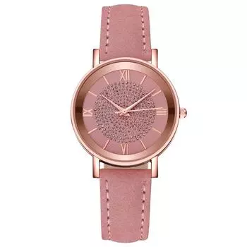 Популярные кварцевые женские корейские модные часы со стразами и поясом для девочек, подарки для женщин зелёный