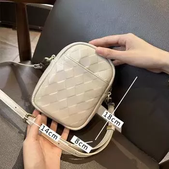 Популярные маленькие сумки этого года Женские сумки-мессенджеры через плечо Вертикальные мини-сумки для мобильных телефонов Женские сумки из натуральной кожи