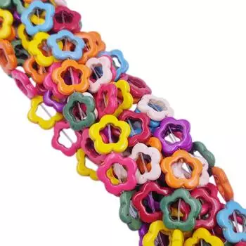 Популярные многостильные бирюзовые аксессуары красочные разделительные свободные бусины DIY ожерелье для изготовления ювелирных изделий материал Turtle 14*18mm