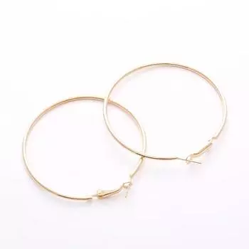 Популярные модные большие круглые серьги, винтажные модные универсальные простые серьги, маленькие ювелирные изделия, преувеличенные серьги золотой