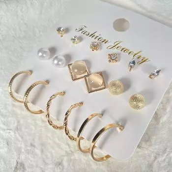 Популярные Модные Изысканные Универсальные Серьги Женские Полые Модные Кулоны Ювелирные Изделия золотой