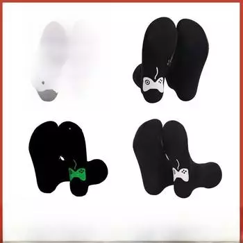 Популярные мужские хлопковые носки: Крупногабаритные в европейском и американском стиле с буквенными принтами и точками size 35-40, polyester