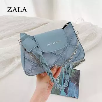 Популярные нишевые сумки женские летние новые высококачественные текстурированные сумки-мессенджеры популярные сумки через плечо подмышкой синий