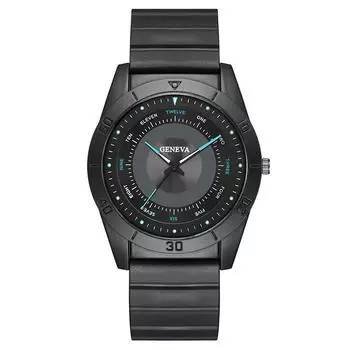 Популярные новые модные мужские часы мужские часы черные силиконовый ремешок мужские часы синий