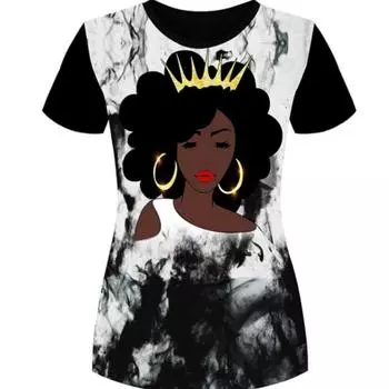 Популярные офисные женские тонкие футболки с портретом и граффити, женская футболка, модная универсальная трендовая повседневная одежда с коротким рукавом для отдыха 4XL