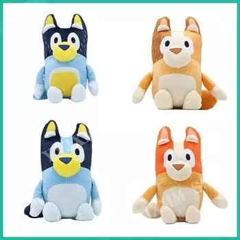 Популярные плюшевые игрушки для собак из мультфильмов, синие и голубые собаки, домашние куклы-животные, детские подарки на день рождения, оптовая продажа мультяшных кукол, игрушки 30cm