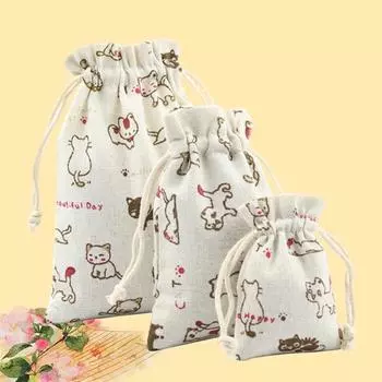 Популярные полезные сумки для украшений, товары для дома, мешковина, цветочные высококачественные сумки Sotrage, горячая распродажа, свадебные сувениры, сумка на шнурке, рождественские 1 шт., новые подарочные сумки 7*9cm