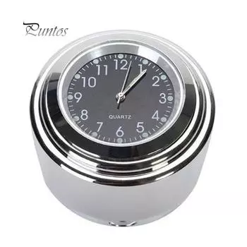 Популярные продажи универсальные светящиеся мотоцикл мотоцикл крепление на руль часы циферблат часы