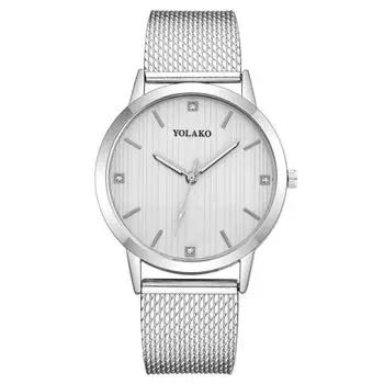 Популярные простые и модные женские часы с бриллиантами, женские часы с пластиковым ремешком, кварцевые часы, женская модель красный