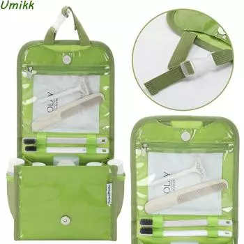 Популярные складные сумки для туалетных принадлежностей, подвесная сумка для хранения, косметичка для ванной, дорожная портативная водонепроницаемая косметичка, органайзер с несколькими карманами фиолетовый