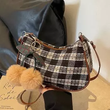 Популярные сумки для женщин. Новая стильная ретро-сумка через плечо для женщин. Модная универсальная сумка через плечо для женщин.