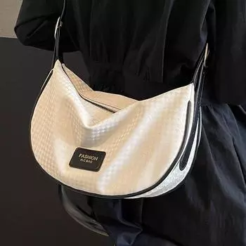 Популярные сумки для женщин с большой вместимостью, сумки для пельменей, новая высококачественная текстура, универсальная сумка через плечо