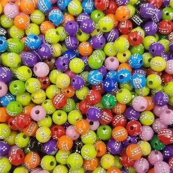 Популярные свободные бусины акрил для изготовления ювелирных изделий ожерелье браслет 1 комплект DIY ремесла фурнитура аксессуары heart