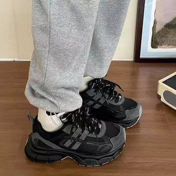 Популярные туфли на высокой платформе в стиле Paris Port, женские, осень 2025, новые универсальные легкие спортивные туфли для студентов 35 розовый