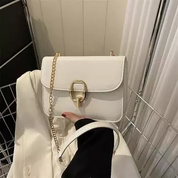 Популярные в этом году маленькие сумки женские сумки осень 2024 новые модные сумки-мессенджеры простые повседневные сумки через плечо квадратные сумки розы красного