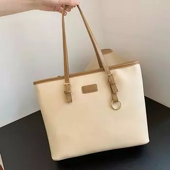 Популярные женские сумки большой вместимости в 2024 году. Новая высококачественная и модная сумка под мышками на одно плечо с несколькими отделениями для поездок на работу.