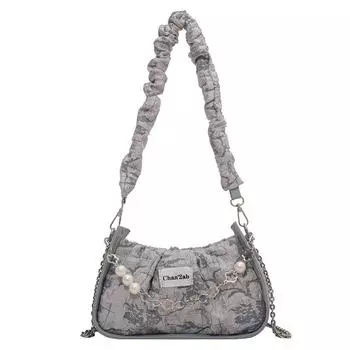 Популярные женские сумки, нишевая сумка-подмышка Cloud. белый