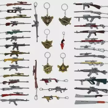 Популярный 12 см металлический брелок-подвеска PUBG - Peace Elite Winner Winner Chicken Dinner