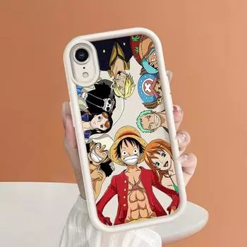 Популярный аниме Луффи группа квадратная лестница силиконовый чехол для телефона для iPhone Samsung Galaxy Xiaomi Redmi POCO HUAWEI Honor противоударный защитный мягкий чехол iPhone 13 Pro